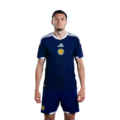 Scotland National Football Team 2026 World Cup Jersey (Player Version/Match Version) — Forwards: No.9 Lyndon DYKES, No.10 Che Adams,No.14 Ross STEWART
