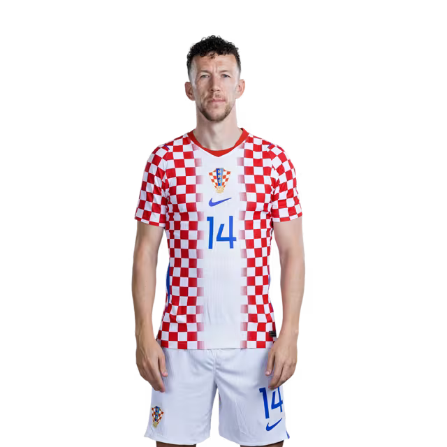Croatia National Football Team 2026 World Cup Jersey (Player Version/Match Version) — Forwards: No. 9 Andrej Kramarić, No. 11 Ante Budimir, No. 14 Ivan Perišić / Napadači: Br. 9 Andrej KRAMARIĆ, Br. 11 Ante BUDIMIR, Br. 14 Ivan PERIŠIĆ