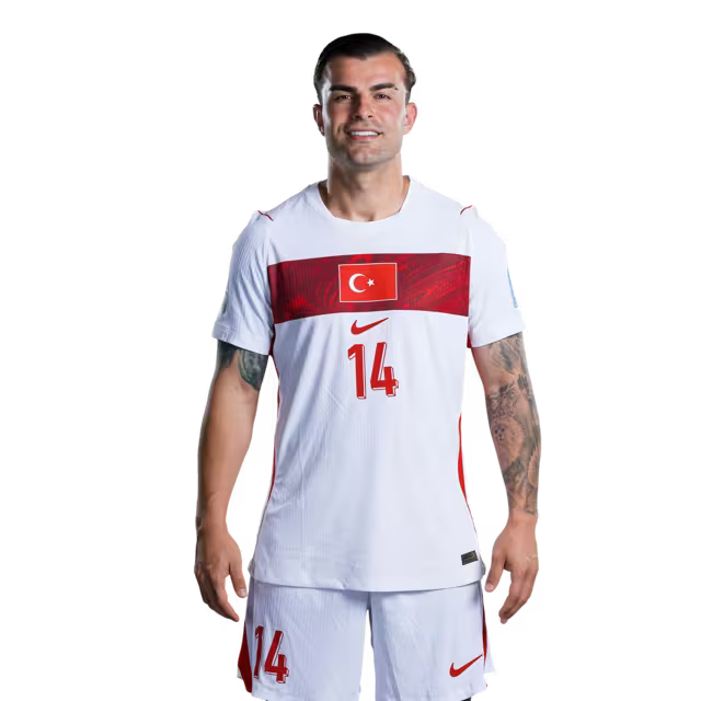 Türkiye 2026 Dünya Kupası Forması - Oyuncu Versiyonu - Maç Versiyonu - Defans: 13 Eren ELMALI, 14 Abdulkerim BARDAKCI, 15 Ozan KABAK