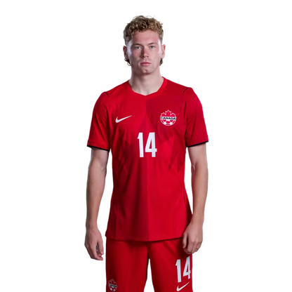 Canada National Soccer Team 2026 FIFA World Cup Jerseys (Player Version and Match Version) – Midfielders: #11 Liam MILLAR, #14 Jacob SHAFFELBURG, #21 Jonathan OSORIO,#25 Nathan SALIBA