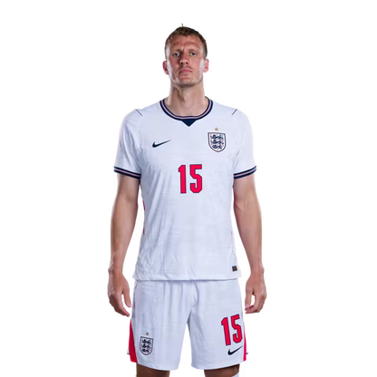 England National Soccer Team 2026 FIFA World Cup Jerseys (Player Version and Match Version) – Defenders: #6 Marc GUEHI, #12 Trevoh CHALOBAH, #15 Dan BURN
