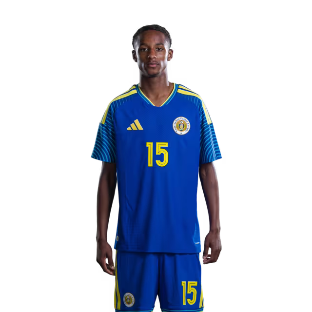 2026 World Cup Curaçao National Football Team Jersey (Player Version/Match Version) — Midfielders: No. 10 Leandro Bacuna, No. 15 Arjany Martha, No. 21 Tahith Chong, No. 22 Kevin Felida/ Jersey de Kopa Mundial 2026 Selection National di Futbòl Kòrsou