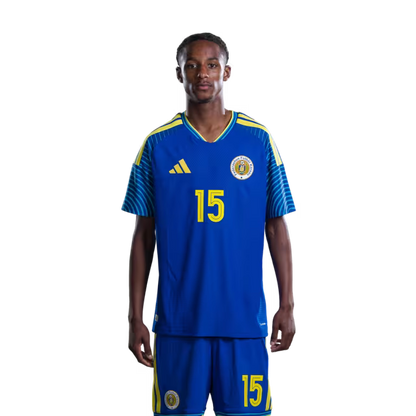 2026 World Cup Curaçao National Football Team Jersey (Player Version/Match Version) — Midfielders: No. 10 Leandro Bacuna, No. 15 Arjany Martha, No. 21 Tahith Chong, No. 22 Kevin Felida/ Jersey de Kopa Mundial 2026 Selection National di Futbòl Kòrsou