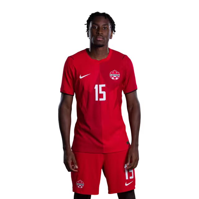 Canada National Soccer Team 2026 FIFA World Cup Jerseys (Player Version and Match Version) – Defenders: #5 Joel WATERMAN, #13 Derek CORNELIUS, #15 Moise BOMBITO
