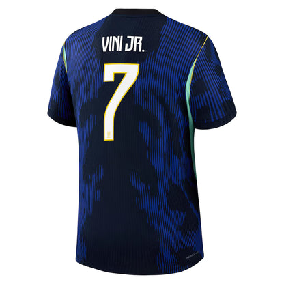 2026 World Cup Vini Jr. Brazil Soccer Jersey Player Version  Match Version - No.7 Home Yellow and Away Blue