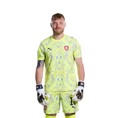 Czech Republic National Football Team 2026 World Cup Jersey (Player/Match Version) — Goalkeepers: No. 1 Matěj Kovář, No. 16 Jindřich Staněk, No. 23 Lukáš Horníček / Brankáři: č. 1 Matěj KOVÁŘ, č. 16 Jindřich STANĚK, č. 23 Lukáš HORNÍČEK