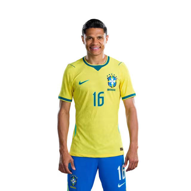 Brazil National Team 2026 World Cup Jersey (Player Version/Match Version) — Defenders: No. 16 Douglas Santos, No. 24 Roger Ibanez/ Defensores: Nº 16 DOUGLAS SANTOS, Nº 24 ROGER IBANEZ
