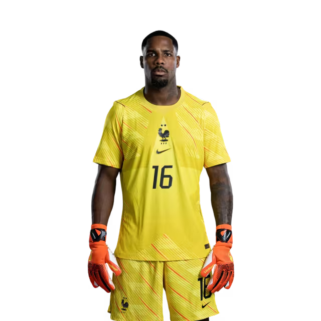 France National Team 2026 World Cup Jersey (Player/Match Version) — Goalkeepers: No. 1 Brice Samba, No. 16 Mike Maignan, No. 23 Robin Risser / Gardiens de but : N° 1 Brice SAMBA, N° 16 Mike MAIGNAN, N° 23 Robin RISSER