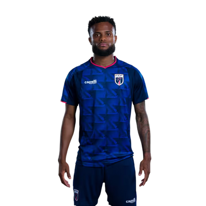 Cape Verde National Team 2026 World Cup Jersey (Player Version/Match Issue) — Midfielders: No. 15 Laros Duarte, No. 16 Yannick Semedo, No. 17 Willy Semedo/ Médios: Nº 15 Laros Duarte, Nº 16 Yannick Semedo, Nº 17 Willy Semedo