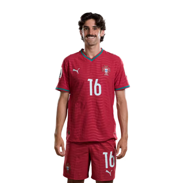Portugal National Football Team 2026 World Cup Jersey (Player Version/Match Version) – Forwards: No. 16 Francisco Trincão, No. 17 Rafael Leão, No. 18 Pedro Neto / Avançados: N.º16 FRANCISCO TRINCAO, N.º17 RAFAEL LEAO, N.º18 PEDRO NETO