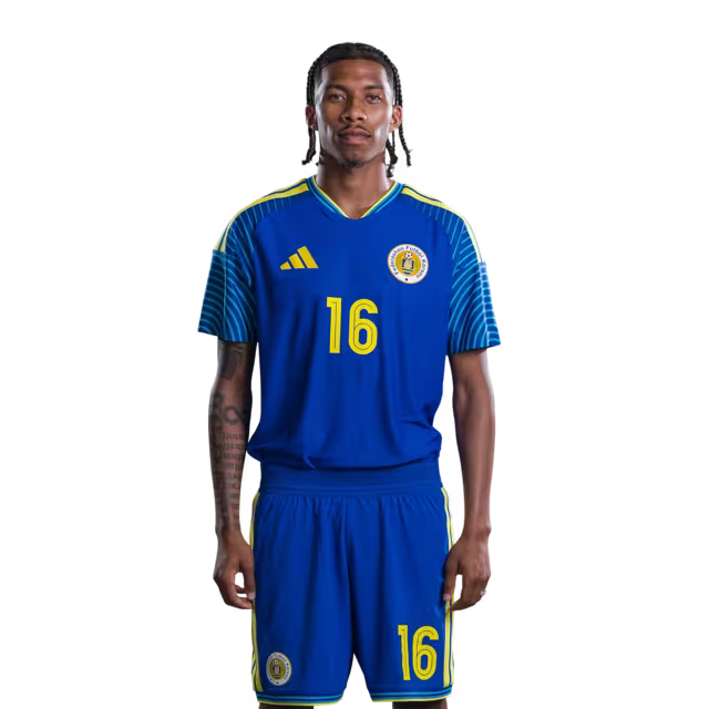 2026 World Cup Curaçao National Football Team Jersey (Player/Match Version) — Forwards: No. 13 Tyrese Noslin, No. 14 Kenji Gorré, No. 16 Jearl Margaritha/Delanteronan: No.13 Tyrese NOSLIN, No.14 Kenji GORRE, No.16 Jearl MARGARITHA
