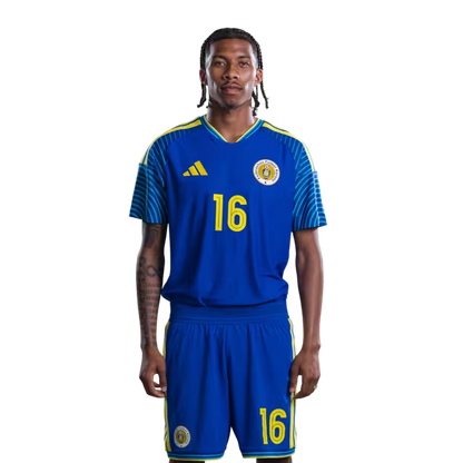 2026 World Cup Curaçao National Football Team Jersey (Player/Match Version) — Forwards: No. 13 Tyrese Noslin, No. 14 Kenji Gorré, No. 16 Jearl Margaritha/Delanteronan: No.13 Tyrese NOSLIN, No.14 Kenji GORRE, No.16 Jearl MARGARITHA