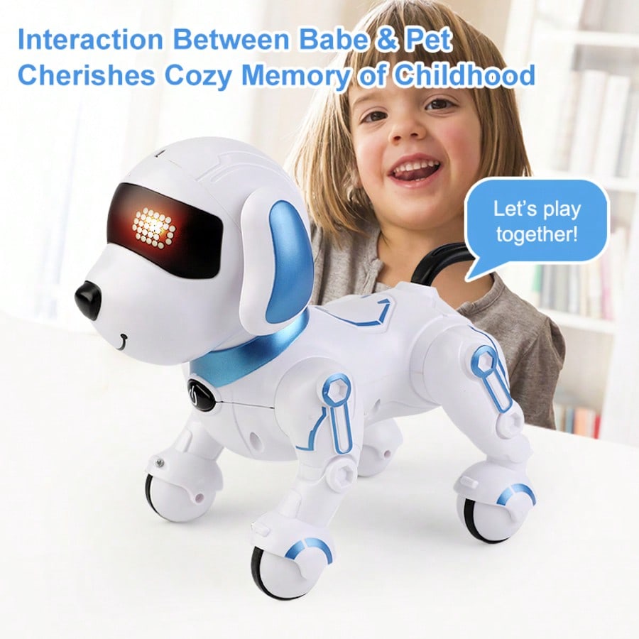 [Children's Day Gift] AI Smart Robot Dog Toy With Touch Sensor & Remote – Rechargeable Interactive Pet For Kids 3+/Kids Toys/Toys For Kids/Robot Inteligente/Robot Dog