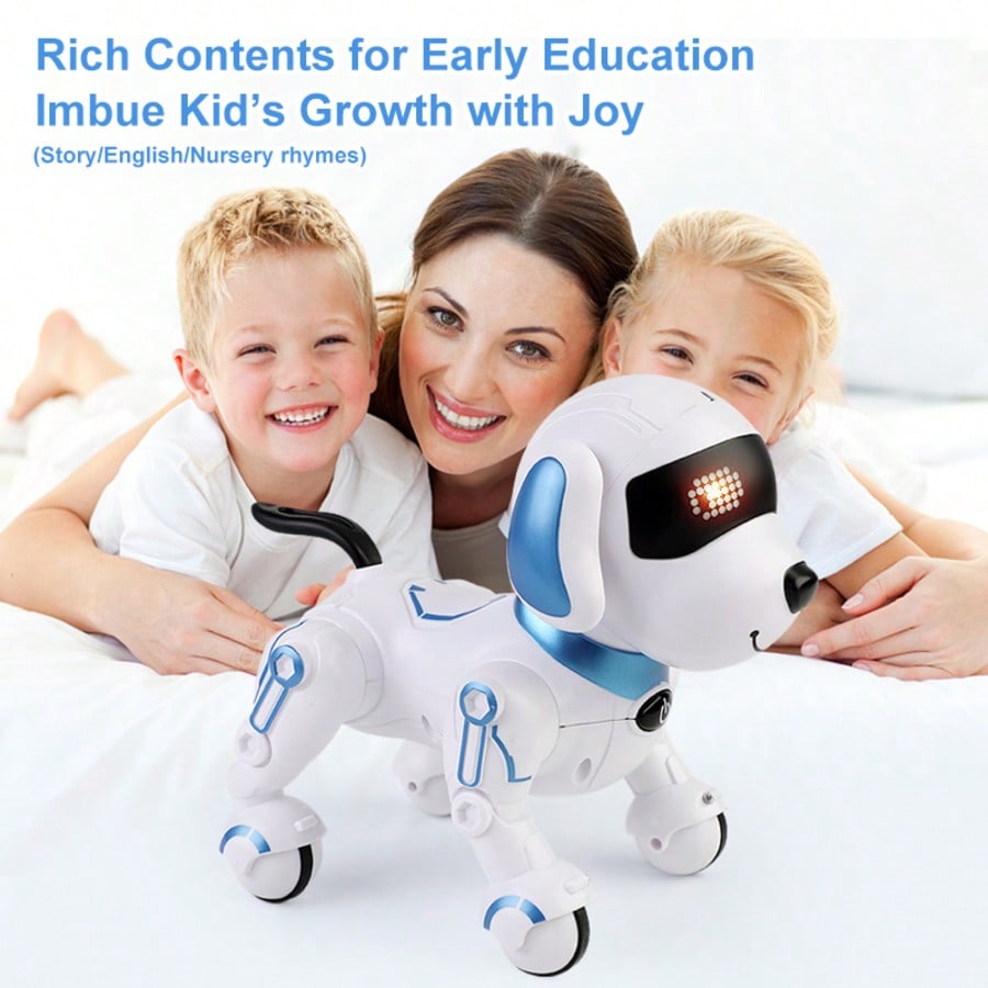[Children's Day Gift] AI Smart Robot Dog Toy With Touch Sensor & Remote – Rechargeable Interactive Pet For Kids 3+/Kids Toys/Toys For Kids/Robot Inteligente/Robot Dog