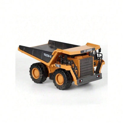 [Children's Day Gifte]Grab It Now [11CH Alloy RC Excavator] – 2.4GHz 680° Rotating Remote Control Construction Vehicle With Digging Arm, Lights & Sounds For Kids And Adults/Cyber Truck/Toys For Boys/Construction/Toys For Kids
