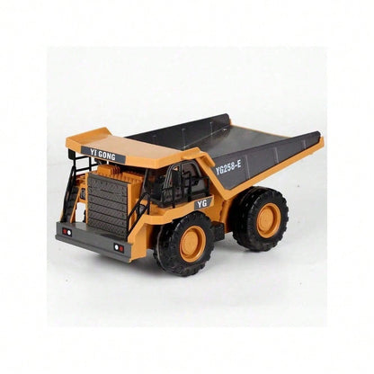 [Children's Day Gifte]Grab It Now [11CH Alloy RC Excavator] – 2.4GHz 680° Rotating Remote Control Construction Vehicle With Digging Arm, Lights & Sounds For Kids And Adults/Cyber Truck/Toys For Boys/Construction/Toys For Kids