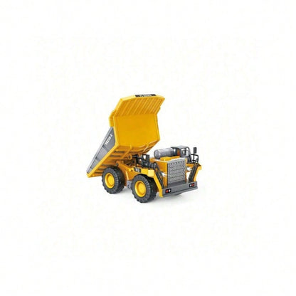 [Children's Day Gifte]Grab It Now [11CH Alloy RC Excavator] – 2.4GHz 680° Rotating Remote Control Construction Vehicle With Digging Arm, Lights & Sounds For Kids And Adults/Cyber Truck/Toys For Boys/Construction/Toys For Kids