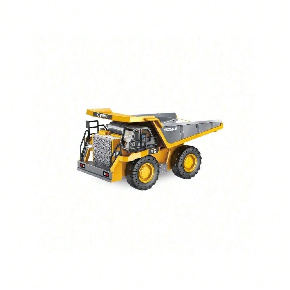 [Children's Day Gifte]Grab It Now [11CH Alloy RC Excavator] – 2.4GHz 680° Rotating Remote Control Construction Vehicle With Digging Arm, Lights & Sounds For Kids And Adults/Cyber Truck/Toys For Boys/Construction/Toys For Kids