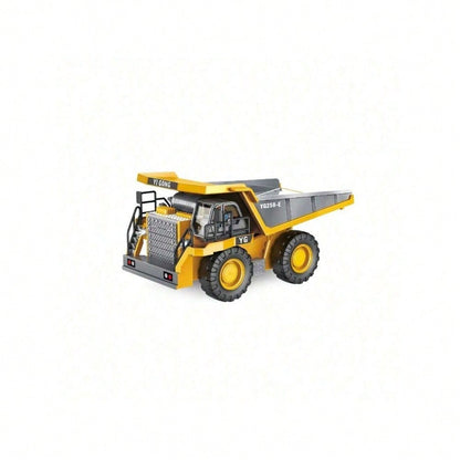 [Children's Day Gifte]Grab It Now [11CH Alloy RC Excavator] – 2.4GHz 680° Rotating Remote Control Construction Vehicle With Digging Arm, Lights & Sounds For Kids And Adults/Cyber Truck/Toys For Boys/Construction/Toys For Kids