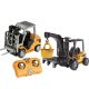 RC Construction Toy Combo – Excavator, Dump Truck, Crane & Forklift With Lights, Sounds & USB Rechargeable Design, Great Christmas Gift