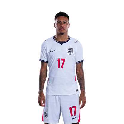England National Soccer Team 2026 FIFA World Cup Jerseys (Player Version and Match Version) – Midfielders: #14 Jordan HENDERSON, #16 Kobbie MAINOO, #17 Morgan ROGERS, #21 Eberechi EZE