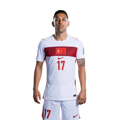 Türkiye 2026 Dünya Kupası Forması - Oyuncu Versiyonu - Forvetler: No. 11 Kenan YILDIZ, No. 17 İrfan Can KAHVECI, No. 19 Yunus AKGÜN
