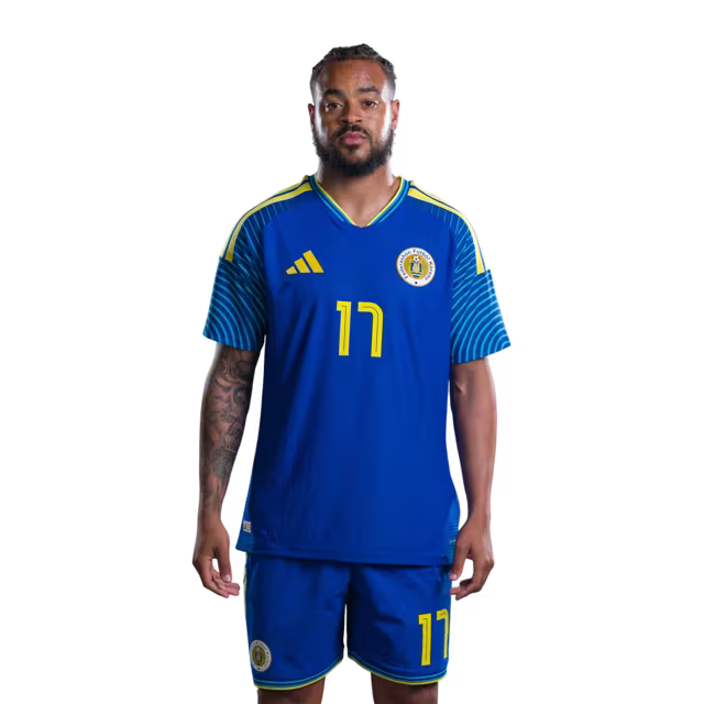 2026 World Cup Curaçao National Football Team Jersey (Player/Match Version) — Forwards: No. 17 Brandley Kuwas, No. 19 Gervane Kastaneer/Delanteronan: No.17 Brandley KUWAS, No.19 Gervane KASTANEER