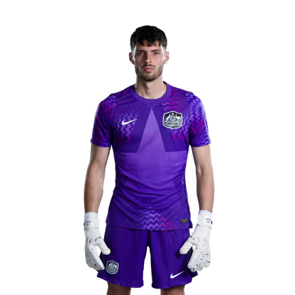 Australia National Soccer Team 2026 FIFA World Cup Jerseys (Player Version and Match Version) – Goalkeepers: #1 Mathew RYAN,#12 Paul Izzo, #18 Patrick BEACH