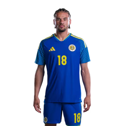 2026 World Cup Curaçao National Football Team Jersey (Player/Match Version) — Defenders: No. 5 Sherel Floranus, No. 18 Armando Bishop, No. 20 Joshua Brenet/Defensornan: No.5 Sherel FLORANUS, No.18 Armando BISHOP, No.20 Joshua BRENET