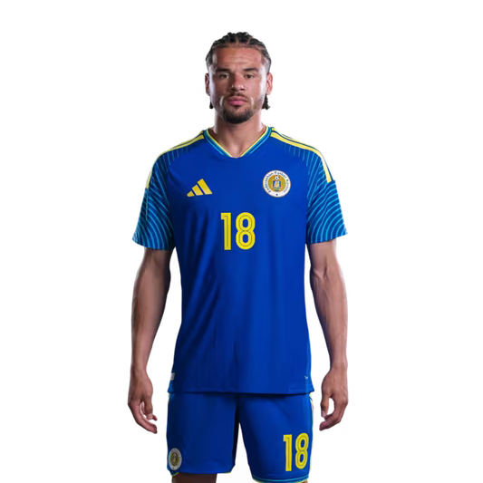 2026 World Cup Curaçao National Football Team Jersey (Player/Match Version) — Defenders: No. 5 Sherel Floranus, No. 18 Armando Bishop, No. 20 Joshua Brenet/Defensornan: No.5 Sherel FLORANUS, No.18 Armando BISHOP, No.20 Joshua BRENET