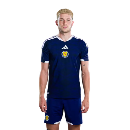 Scotland National Football Team 2026 World Cup Jersey (Player Version/Match Version) — Forwards: No.17 Ben GANNON-DOAK, No.18 George HIRST,No.20 Lawrence SHANKLAND, No.25 Findlay CURTIS