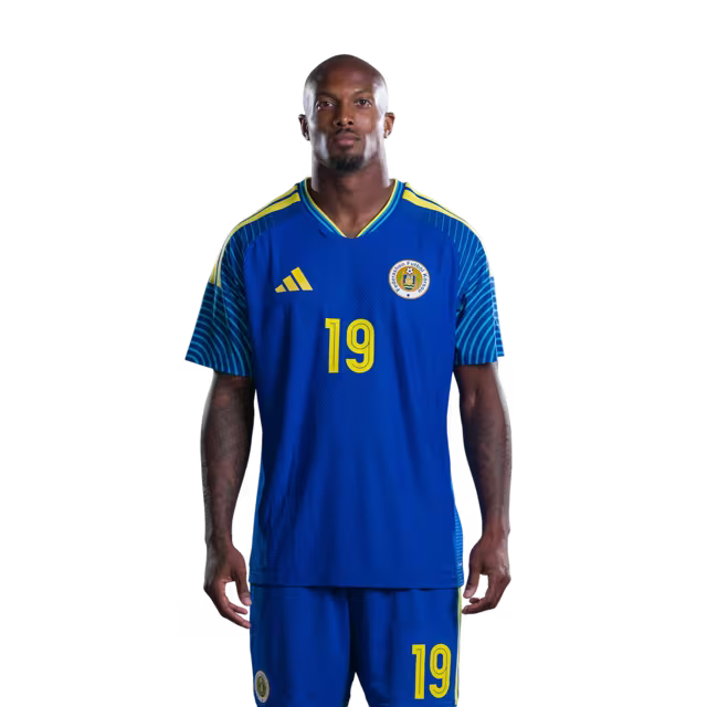 2026 World Cup Curaçao National Football Team Jersey (Player/Match Version) — Forwards: No. 17 Brandley Kuwas, No. 19 Gervane Kastaneer/Delanteronan: No.17 Brandley KUWAS, No.19 Gervane KASTANEER