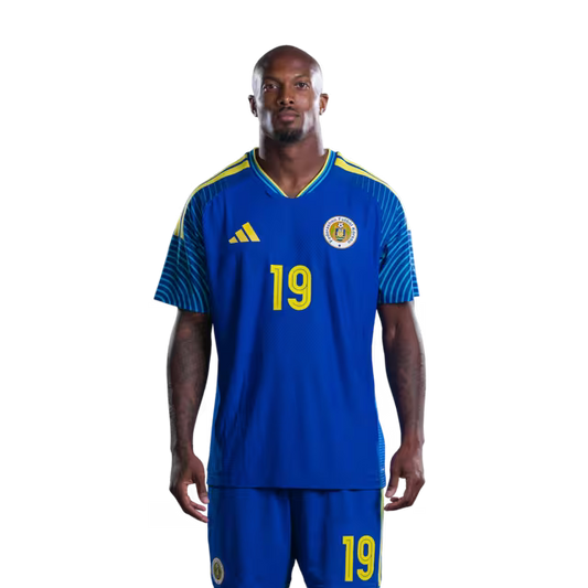 2026 World Cup Curaçao National Football Team Jersey (Player/Match Version) — Forwards: No. 17 Brandley Kuwas, No. 19 Gervane Kastaneer/Delanteronan: No.17 Brandley KUWAS, No.19 Gervane KASTANEER