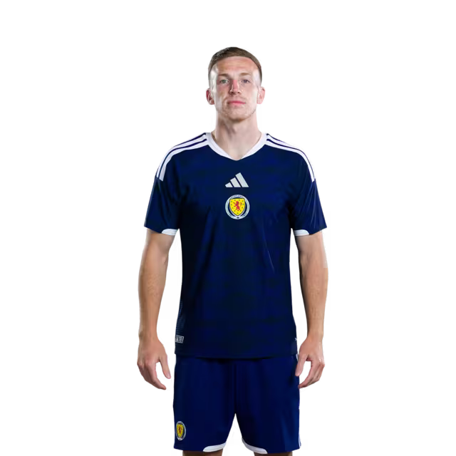 Scotland National Football Team 2026 World Cup Jersey (Player Version/Match Version) — Midfielders: No.11 Ryan Christie, No.19 Lewis FERGUSON,No.23 Kenny McLEAN