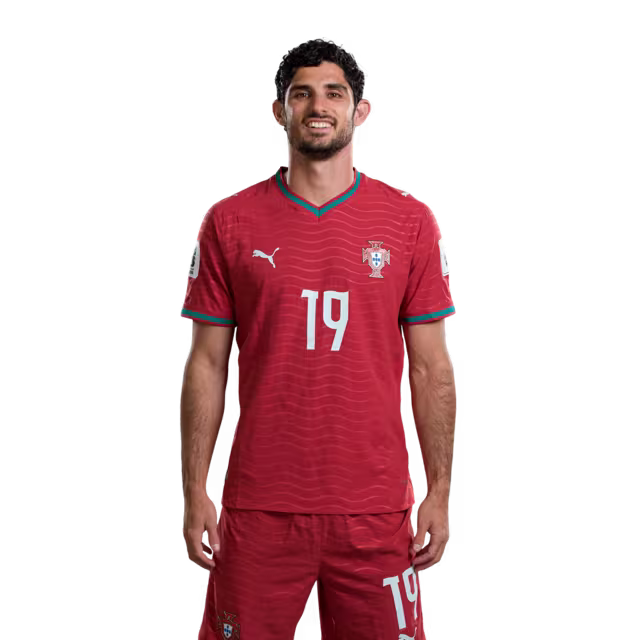 Portugal National Football Team 2026 World Cup Jersey (Player Version/Match Version) — Forwards: No. 19 Gonçalo Guedes, No. 26 Francisco Conceição / Avançados: Nº 19 GONCALO GUEDES, Nº 26 FRANCISCO CONCEICAO