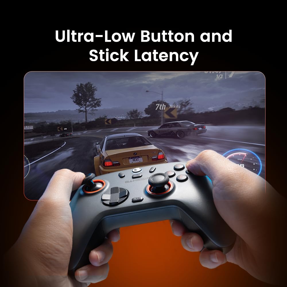 GameSir Nova 2 Lite Wireless PC Controller with Hall Effect Joysticks & Triggers, 2.4G & Wired 1000Hz Polling Rate, Remappable Buttons - Compatible with PC/Switch/Steam/Android
