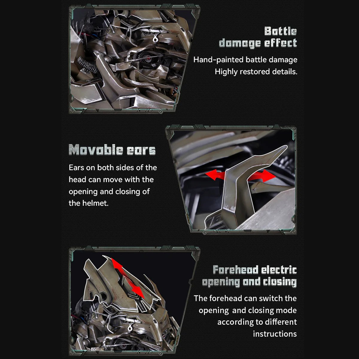 Transformers Megatron Wearable Helmet Collectible Edition with Talking Voice Changer