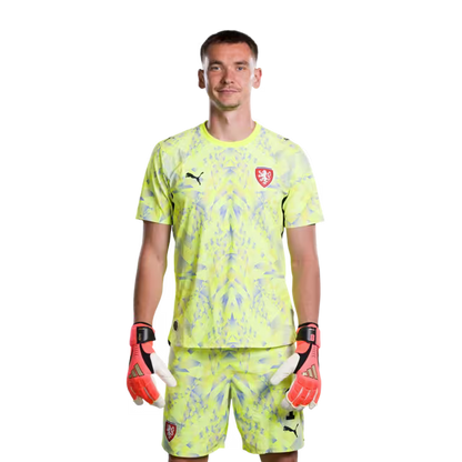 Czech Republic National Football Team 2026 World Cup Jersey (Player/Match Version) — Goalkeepers: No. 1 Matěj Kovář, No. 16 Jindřich Staněk, No. 23 Lukáš Horníček / Brankáři: č. 1 Matěj KOVÁŘ, č. 16 Jindřich STANĚK, č. 23 Lukáš HORNÍČEK