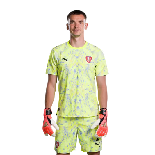 Czech Republic National Football Team 2026 World Cup Jersey (Player/Match Version) — Goalkeepers: No. 1 Matěj Kovář, No. 16 Jindřich Staněk, No. 23 Lukáš Horníček / Brankáři: č. 1 Matěj KOVÁŘ, č. 16 Jindřich STANĚK, č. 23 Lukáš HORNÍČEK