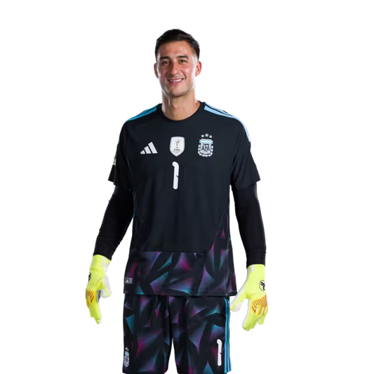 Argentina National Football Team 2026 World Cup Jersey (Player Version/Match Version) — Goalkeepers: No.1 Juan MUSSO, No.12 Geronimo RULLI, No.23 Emiliano MARTINEZ / Porteros: No.1 Juan MUSSO, No.12 Gerónimo RULLI, No.23 Emiliano MARTINEZ
