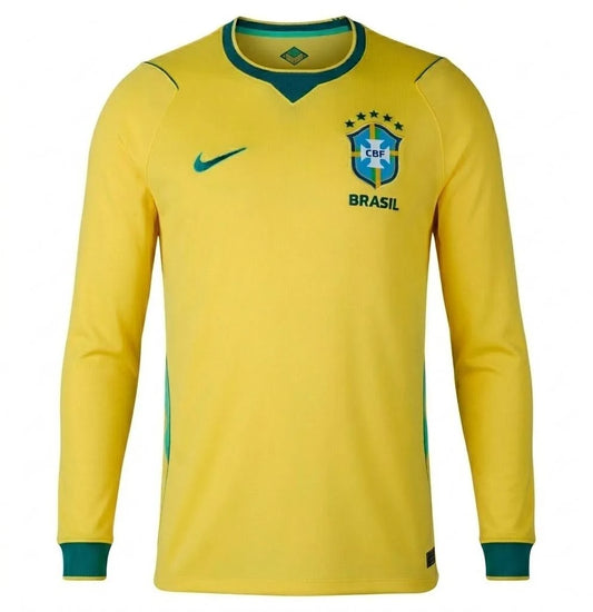 Brazil National Football Team 2026 World Cup Jersey – Long-Sleeve Version/Camisa da Seleção Brasileira de Futebol para a Copa do Mundo de 2026 - Versão Manga Longa