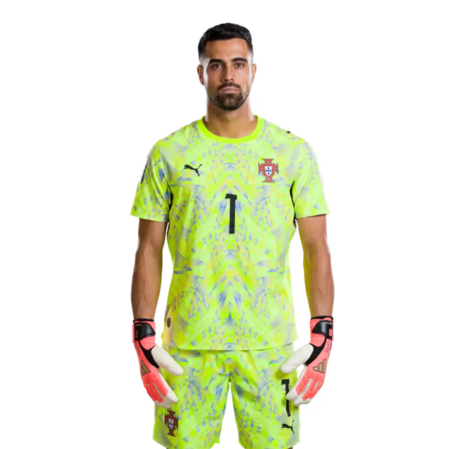 Portugal National Team 2026 World Cup Jersey (Player Version/Match Version) — Goalkeepers: No. 1 Diogo Costa, No. 12 José Sá, No. 22 Rui Silva / Guarda-redes: N.º1 DIOGO COSTA, N.º12 JOSE SA, N.º22 RUI SILVA
