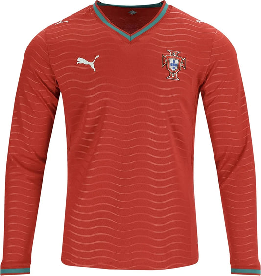 Portugal National Football Team 2026 World Cup Jersey – Long-Sleeve Version/Camisola da Seleção Portuguesa de Futebol para o Mundial 2026 - Versão Manga Longa