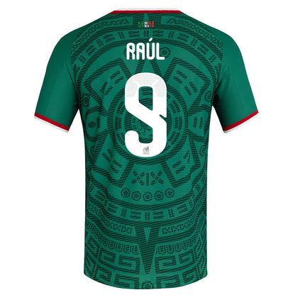 2026 World Cup Raúl Mexico Soccer Jersey Player Version  Match Version - No.9 Home Green and Away White