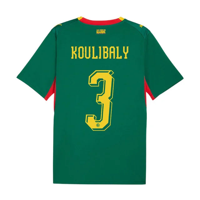 2026 World Cup Koulibaly Senegal Soccer Jersey Player Version  Match Version - No.3 Home White and Away Green