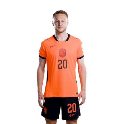 Netherlands National Team 2026 World Cup Jersey (Player Version/Match Issue) — Midfielders: No. 14 Tijjani Reijnders, No. 16 Guus Til, No. 20 Teun Koopmeiners / Middenvelders: nr. 14 Tijjani REIJNDERS, nr. 16 Guus TIL, nr. 20 Teun KOOPMEINERS