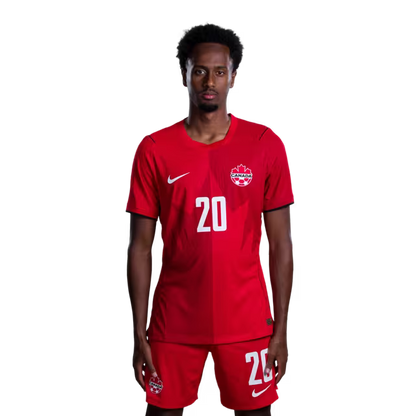 Canada National Soccer Team 2026 FIFA World Cup Jerseys (Player Version and Match Version) – Forwards: #17 Tajon BUCHANAN, #20 Ali AHMED, #24 Promise DAVID, #26 Jayden Nelson