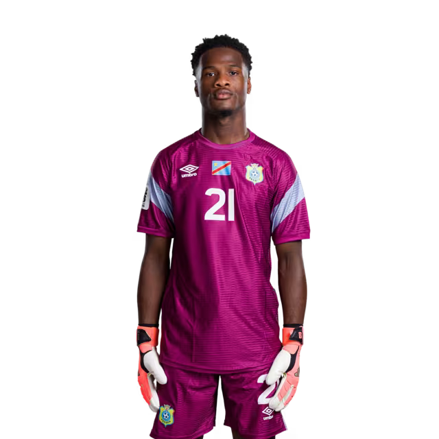 Congo DR National Football Team 2026 World Cup Jersey (Player Version/Match Version) — Goalkeepers: No. 1 Lionel MPASI, No. 16 Timothy FAYULU, No. 21 Matthieu EPOLO / Gardiens de but : N° 1 Lionel MPASI, N° 16 Timothy FAYULU, N° 21 Matthieu EPOLO