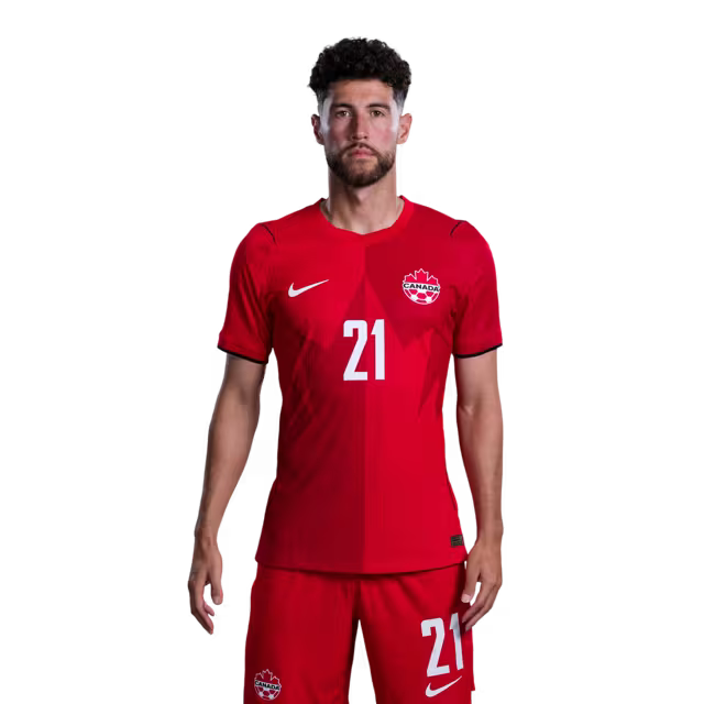 Canada National Soccer Team 2026 FIFA World Cup Jerseys (Player Version and Match Version) – Midfielders: #11 Liam MILLAR, #14 Jacob SHAFFELBURG, #21 Jonathan OSORIO,#25 Nathan SALIBA