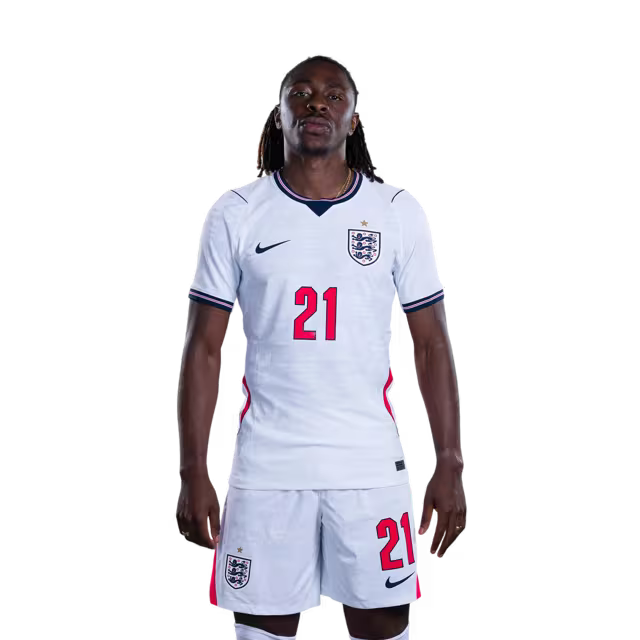 England National Soccer Team 2026 FIFA World Cup Jerseys (Player Version and Match Version) – Midfielders: #14 Jordan HENDERSON, #16 Kobbie MAINOO, #17 Morgan ROGERS, #21 Eberechi EZE